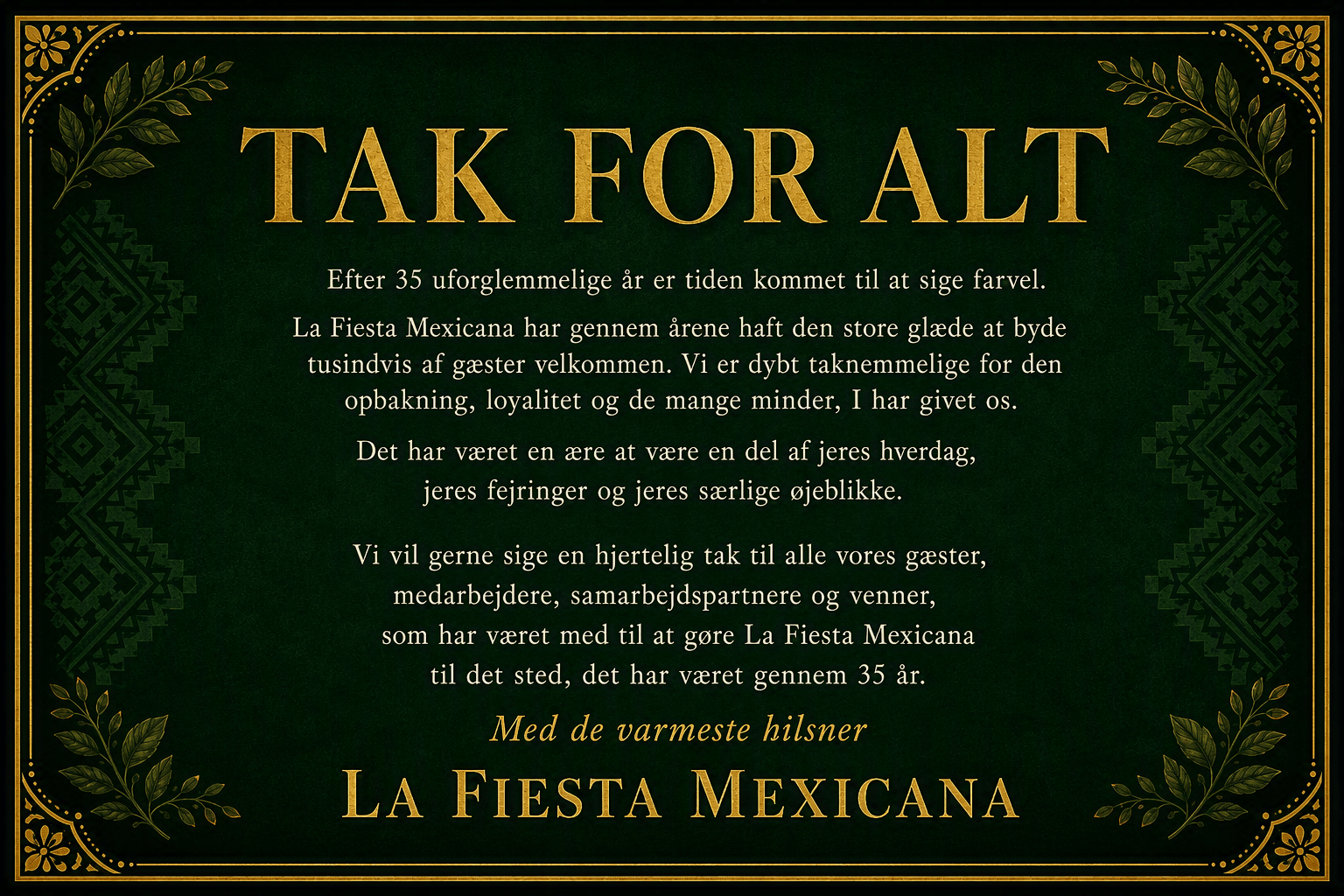 La fiesta